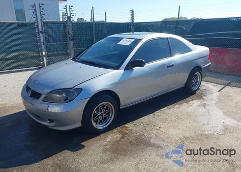 2004 Honda Civic Vp z USA, uszkodzony, nr VIN 1HGEM21104L074179